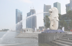 シンガポール市内観光。