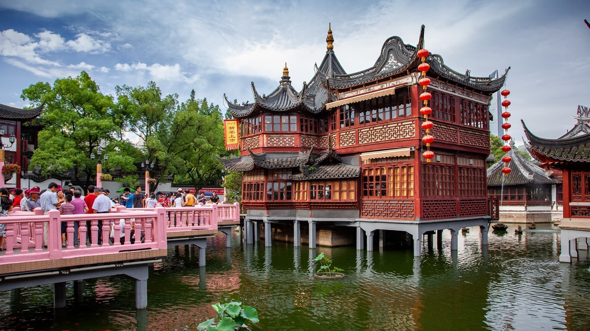 上海の美しい庭園「豫園」